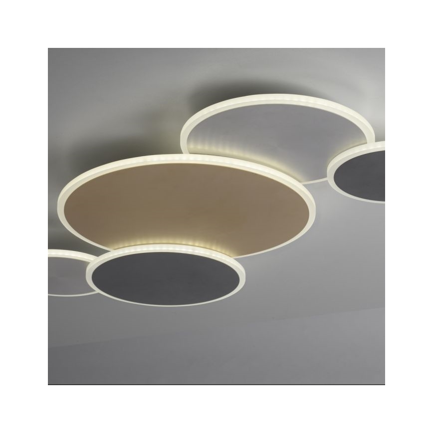 Paul Neuhaus 8008-70 - LED Prigušiva stropna svjetiljka Q-PIATO LED/49W/230V 2700-5000K Wi-Fi + daljinski upravljač