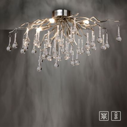 Paul Neuhaus 8090-55 - Nadgradni luster ICICLE 4xG9/40W/230V