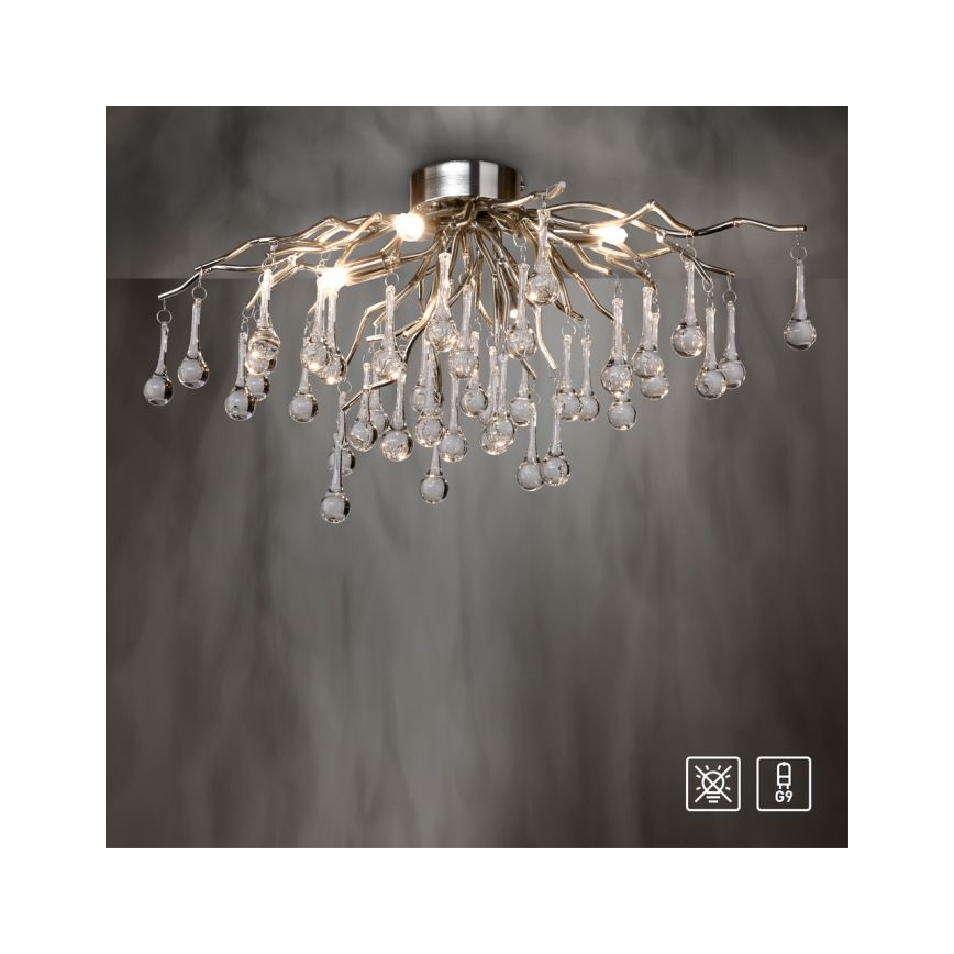 Paul Neuhaus 8090-55 - Nadgradni luster ICICLE 4xG9/40W/230V