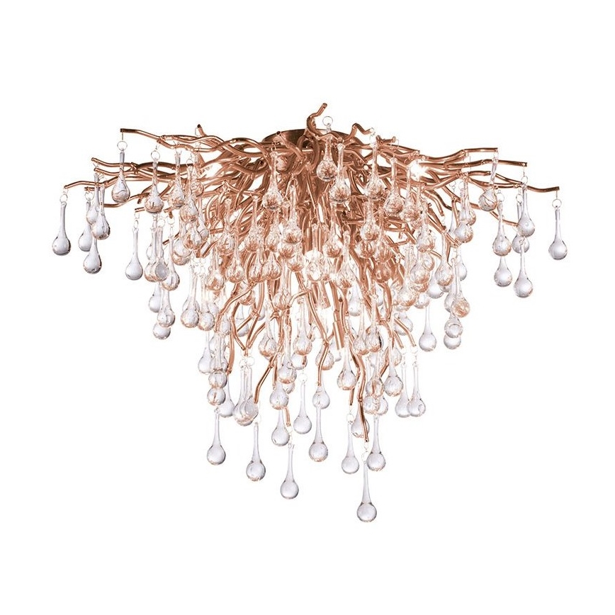 Paul Neuhaus 8091-11 - Nadgradni luster ICICLE 9xG9/40W/230V pr. 50 cm mesing