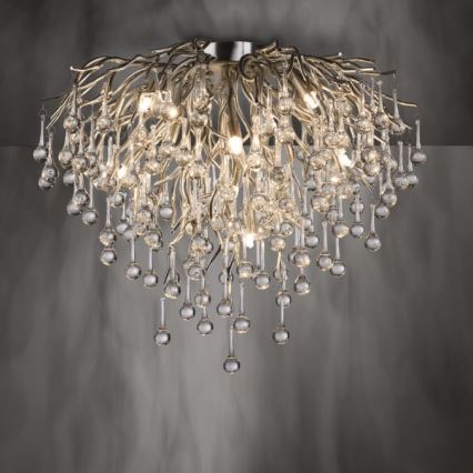 Paul Neuhaus 8091-55 - Nadgradni luster ICICLE 9xG9/40W/230V