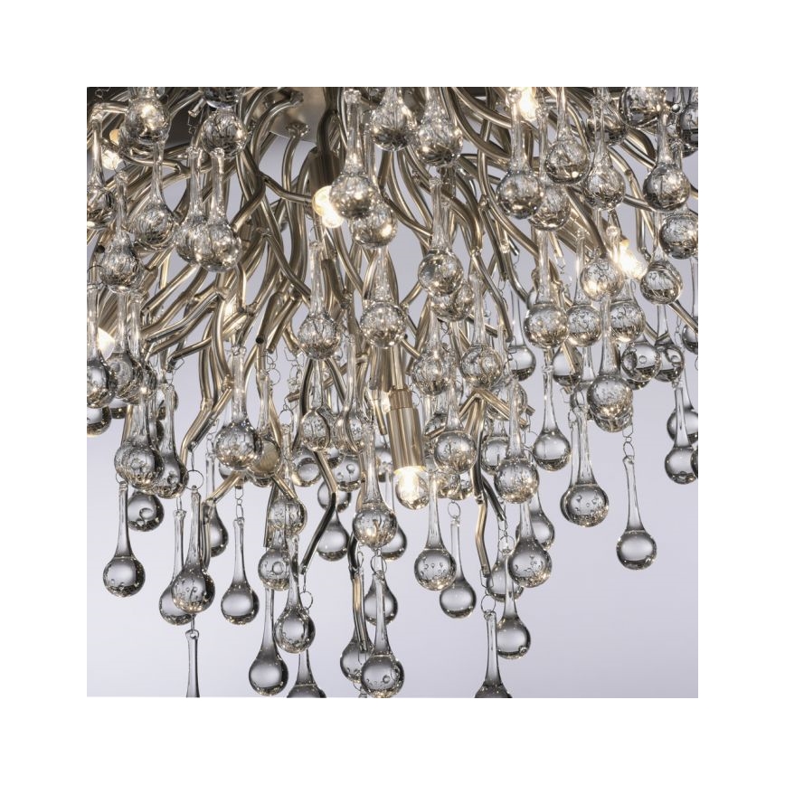 Paul Neuhaus 8091-55 - Nadgradni luster ICICLE 9xG9/40W/230V