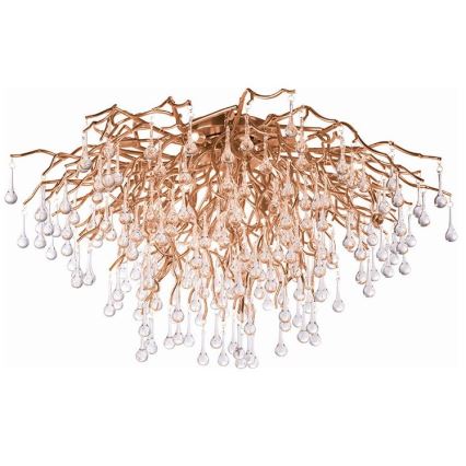 Paul Neuhaus 8092-11 - Nadgradni luster ICICLE 14xG9/40W/230V pr. 100 cm mesing