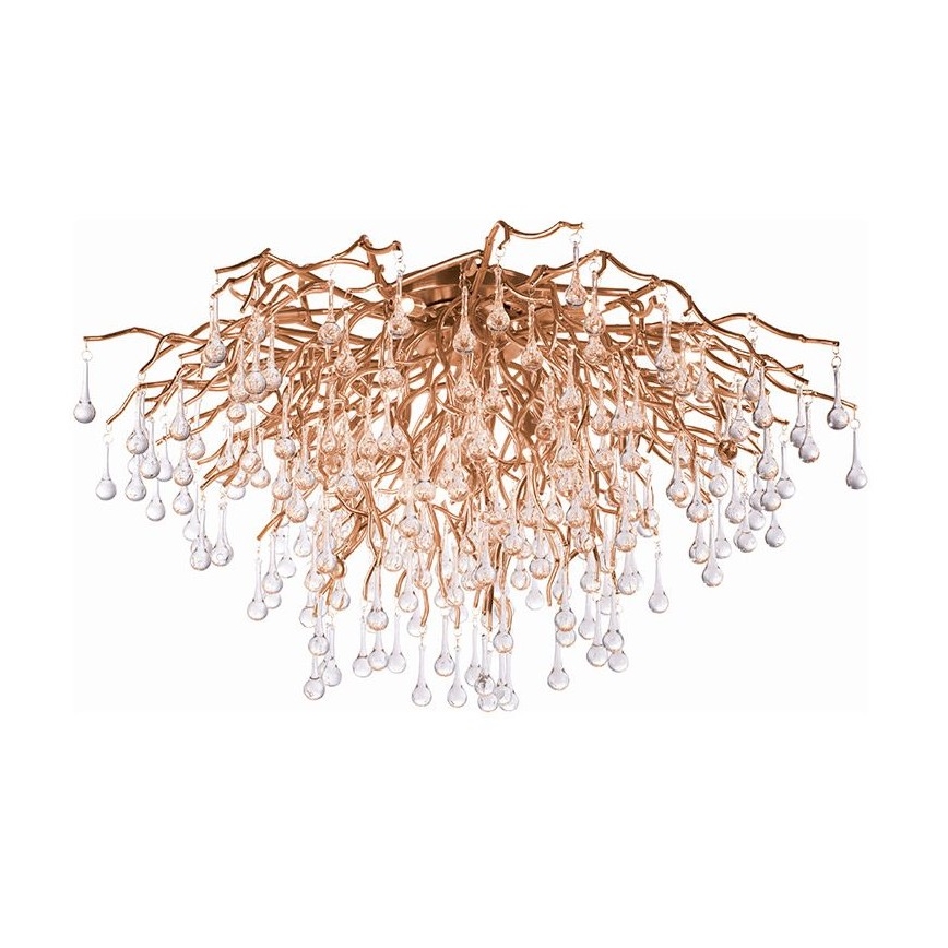 Paul Neuhaus 8092-11 - Nadgradni luster ICICLE 14xG9/40W/230V pr. 100 cm mesing