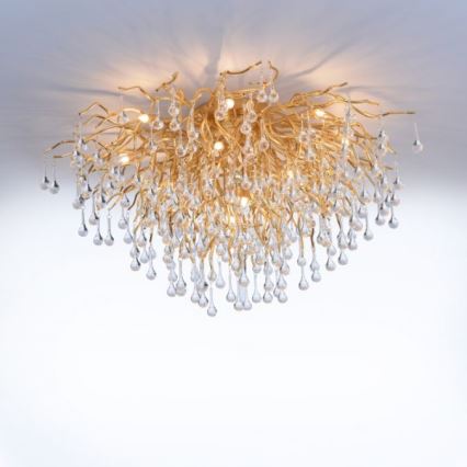 Paul Neuhaus 8092-11 - Nadgradni luster ICICLE 14xG9/40W/230V pr. 100 cm mesing