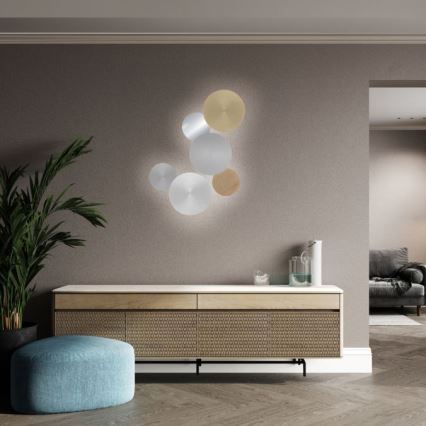 Paul Neuhaus 8152-79 - LED Prigušiva zidna svjetiljka PUNTUA LED/1W/3,7V 2200 mAh + daljinski upravljač