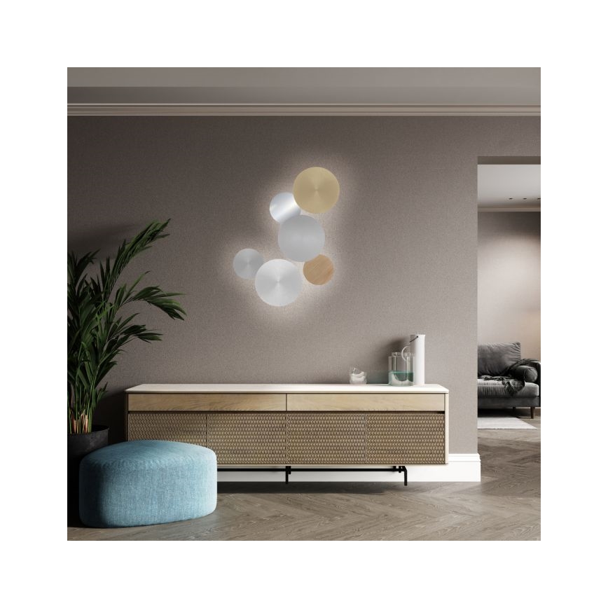 Paul Neuhaus 8152-79 - LED Prigušiva zidna svjetiljka PUNTUA LED/1W/3,7V 2200 mAh + daljinski upravljač