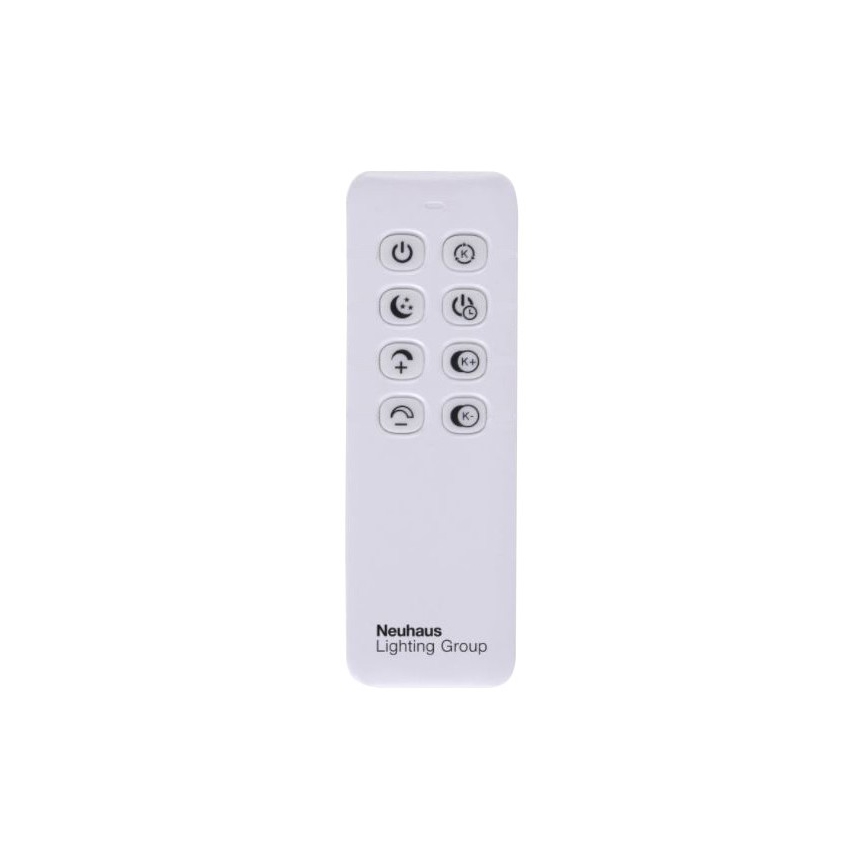 Paul Neuhaus 819-55 - LED Prigušiva podna lampa INIGO 2xLED/20W/230V + daljinski upravljač