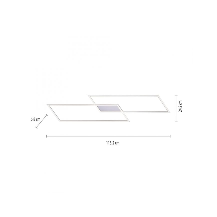 Paul Neuhaus 8194-55 - LED Prigušivi nadgradni luster INIGO 2xLED/20W/230V