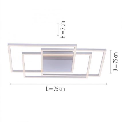 Paul Neuhaus 8256-55 - LED Prigušiva stropna svjetiljka INIGO 3xLED/16W/230V