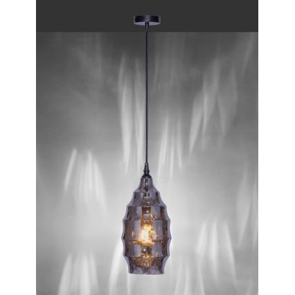 Paul Neuhaus 8267-25 - Luster na sajli SCARLETT 1xE27/60W/230V pr. 19 cm crna