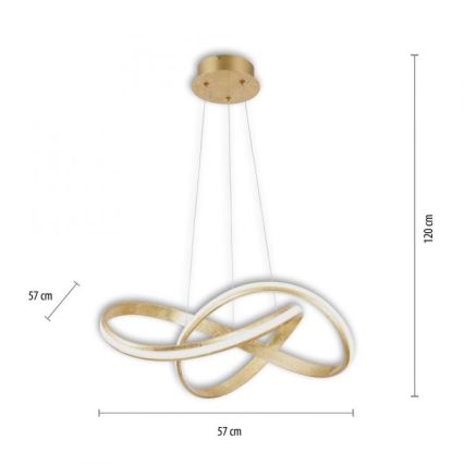 Paul Neuhaus 8291-12 - LED Prigušivi luster na sajli MELINDA LED/30W/230V