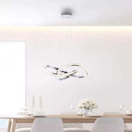 Paul Neuhaus 8291-17 - LED prigušivač luster na užetu MELINDA LED/30W/230V