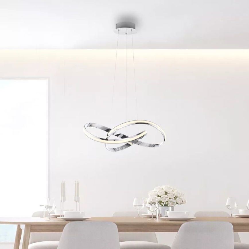 Paul Neuhaus 8291-17 - LED prigušivač luster na užetu MELINDA LED/30W/230V