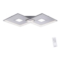 Paul Neuhaus 8378-55 - LED Prigušiva stropna svjetiljka AMARA LED/45W/230V sjajni krom + daljinski upravljač