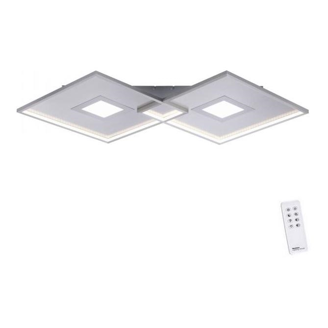 Paul Neuhaus 8378-55 - LED Prigušiva stropna svjetiljka AMARA LED/45W/230V sjajni krom + daljinski upravljač
