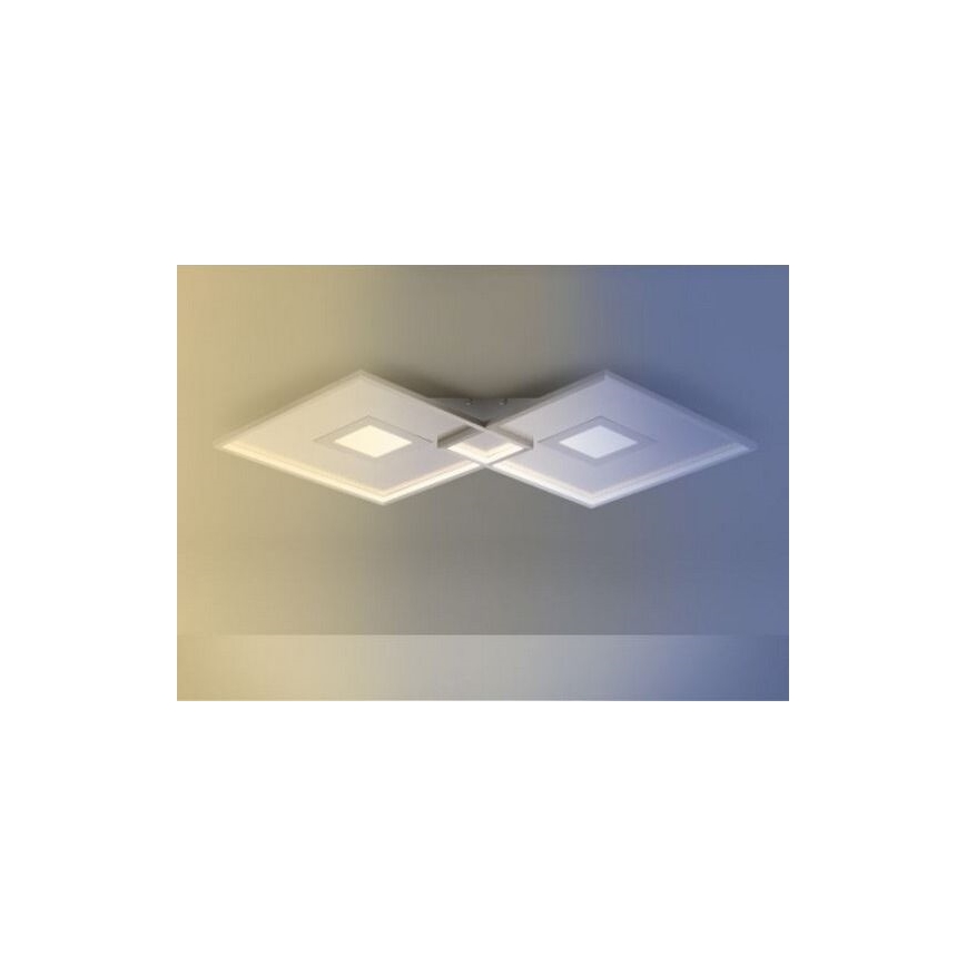 Paul Neuhaus 8378-55 - LED Prigušiva stropna svjetiljka AMARA LED/45W/230V sjajni krom + daljinski upravljač