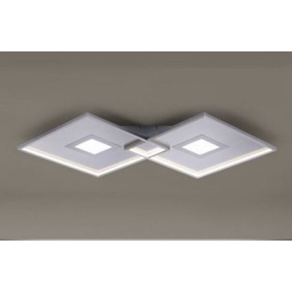 Paul Neuhaus 8378-55 - LED Prigušiva stropna svjetiljka AMARA LED/45W/230V sjajni krom + daljinski upravljač