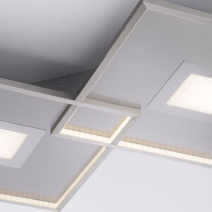 Paul Neuhaus 8378-55 - LED Prigušiva stropna svjetiljka AMARA LED/45W/230V sjajni krom + daljinski upravljač