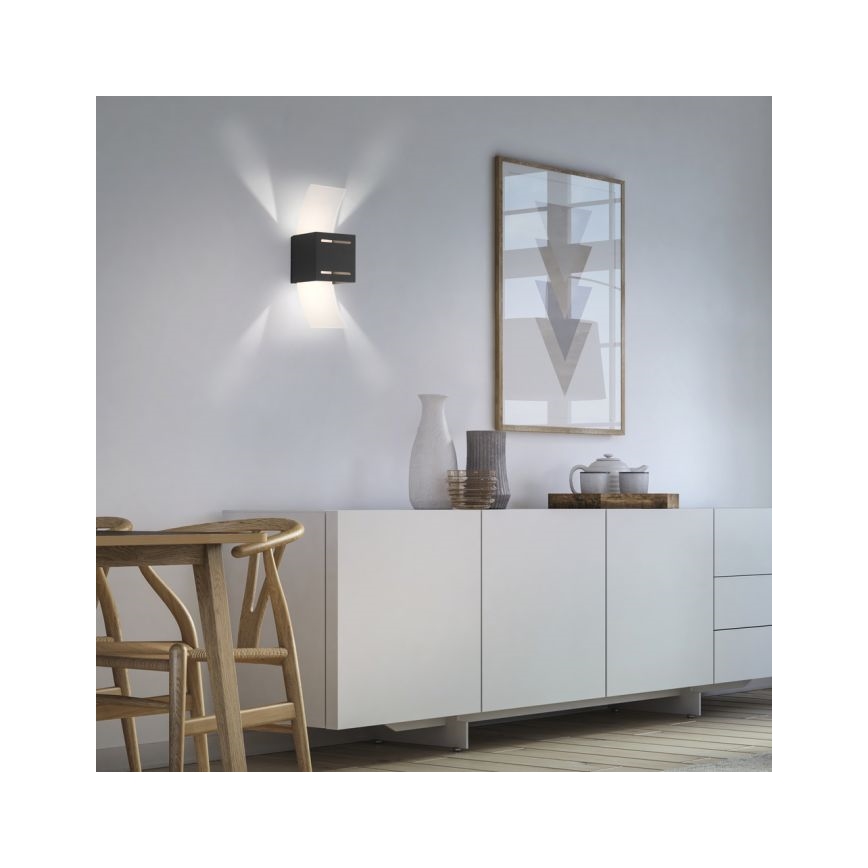 Paul Neuhaus 9007-13 - Zidna svjetiljka ORMA 1xG9/40W/230V crna