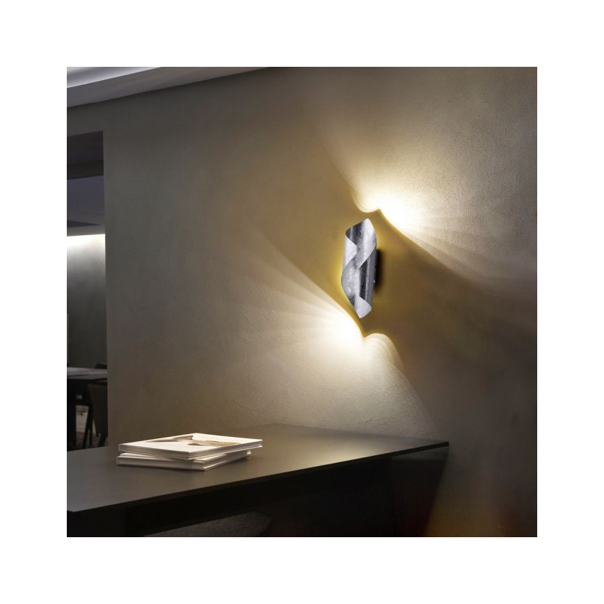 Paul Neuhaus 9030-21 - LED Zidna svjetiljka NEVIS LED/6W/230V srebrna
