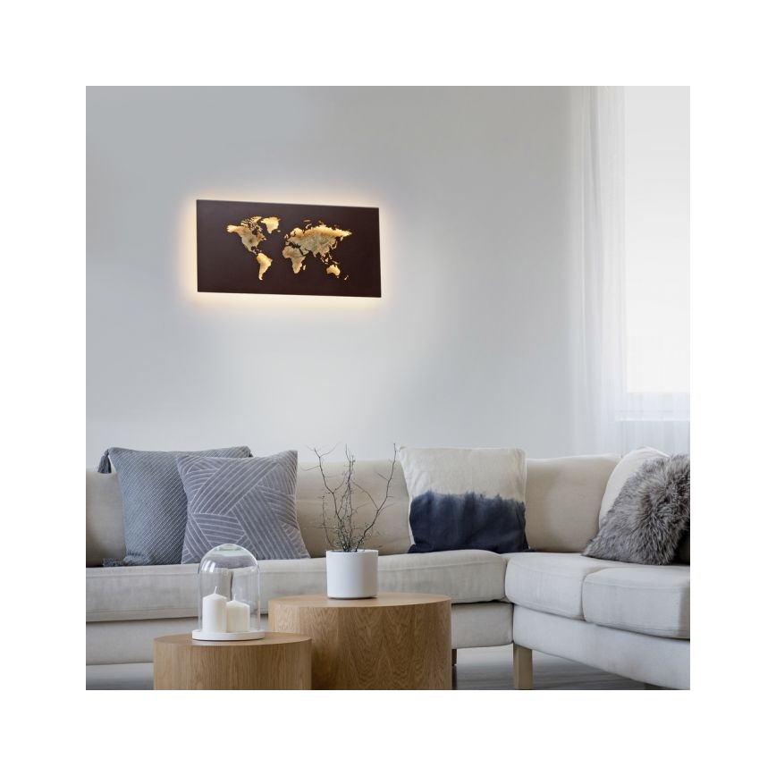 Paul Neuhaus 9056-48 - LED Zidna dekorativna svjetiljka MAP LED/25W/230V 3000K