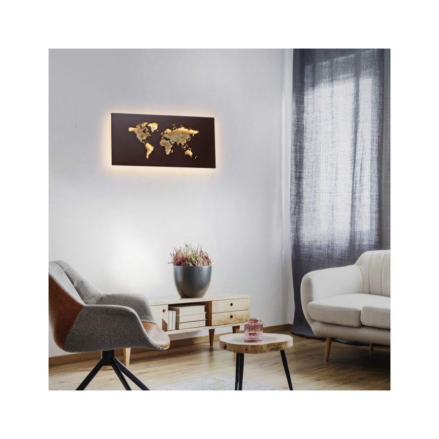 Paul Neuhaus 9056-48 - LED Zidna dekorativna svjetiljka MAP LED/25W/230V 3000K