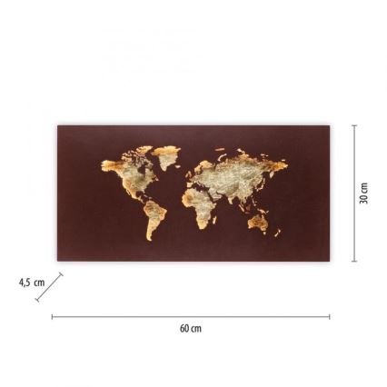 Paul Neuhaus 9056-48 - LED Zidna dekorativna svjetiljka MAP LED/25W/230V 3000K