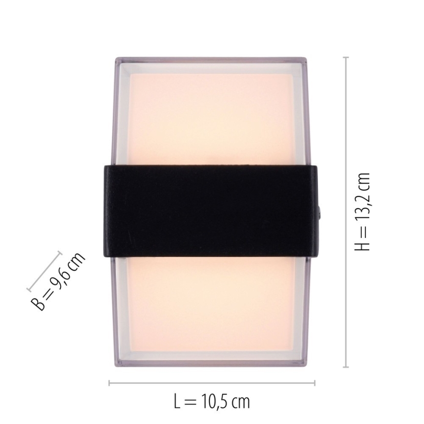Paul Neuhaus 9480-13 - LED Vanjska zidna svjetiljka CARA LED/8W/230V IP44