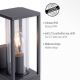 Paul Neuhaus 9496-13 - Vanjska zidna svjetiljka EMIL 1xE27/60W/230V IP44