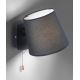 Paul Neuhaus 9539-18 - Zidna svjetiljka MIRIAM 1xE27/60W/230V crna