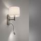Paul Neuhaus 9646-55 - LED Zidna svjetiljka ROBIN 1xE27/40W/230V + LED/2,1W bijela