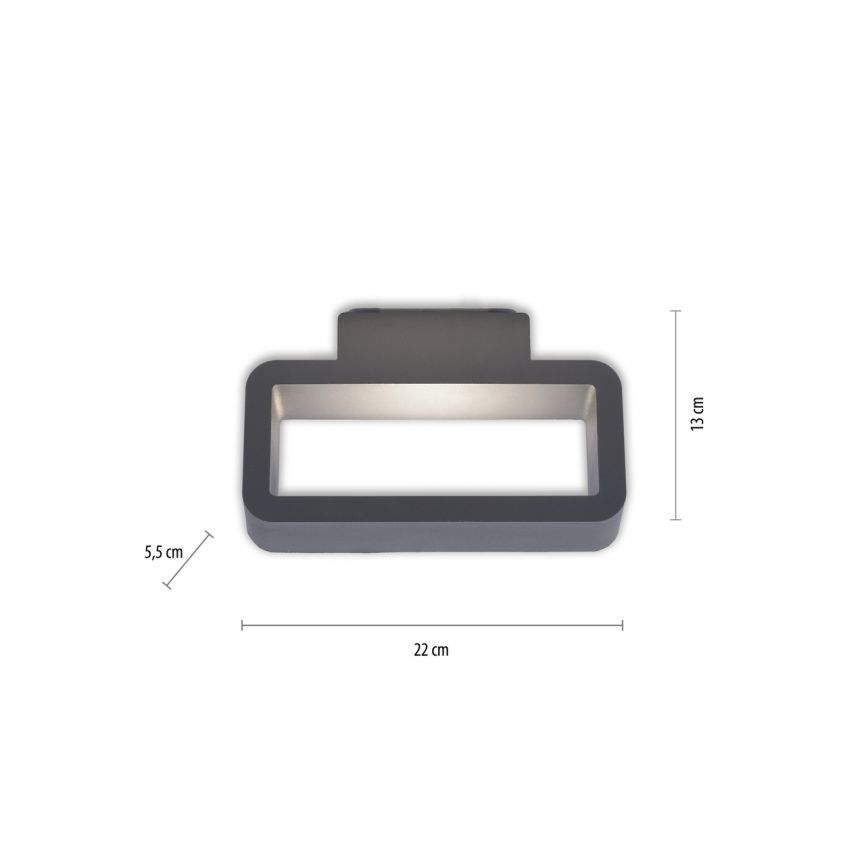 Paul Neuhaus 9668-13 - LED Vanjska zidna svjetiljka HENDRIK LED/5,2W/230V IP54
