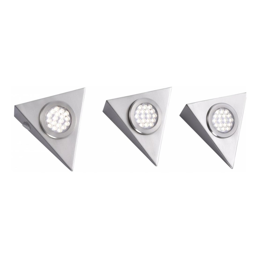 Paul Neuhaus L1116-55-3 - SET 3x LED Rasvjeta za namještaj CARLOS LED/2,5W/230V 3000-6500K