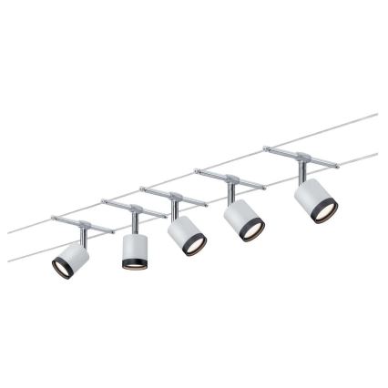 Paulmann 3981 - SET 5xLED/4W Reflektorska svjetiljka za sustav sajli TUBE 230V