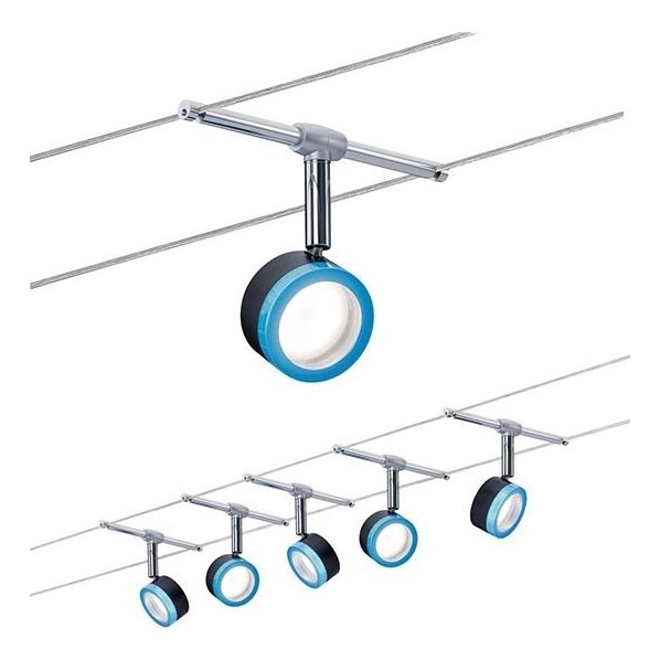 Paulmann 3982 - SET 5xLED/4W Reflektorska svjetiljka za sustav sajli TIP 230V