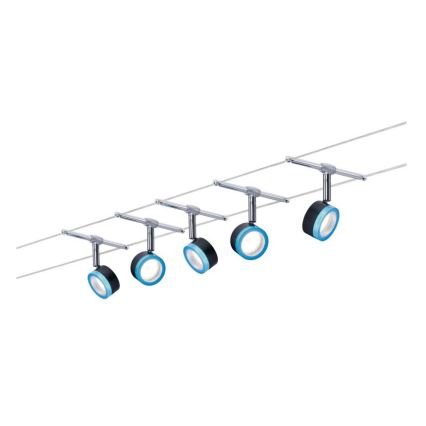Paulmann 3982 - SET 5xLED/4W Reflektorska svjetiljka za sustav sajli TIP 230V