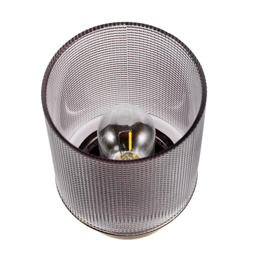 Paulmann 48133 - LED-1xE27/0,8W Stolna lampa GLAMOUR 3xAA/4,5V prozirna