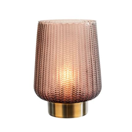 Paulmann 48137 - LED-1xE27/0,8W Stolna lampa GLAMOUR 3xAA/4,5V ružičasta