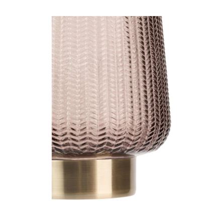 Paulmann 48137 - LED-1xE27/0,8W Stolna lampa GLAMOUR 3xAA/4,5V ružičasta