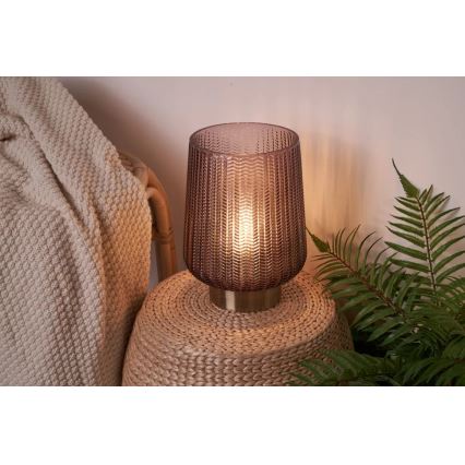 Paulmann 48137 - LED-1xE27/0,8W Stolna lampa GLAMOUR 3xAA/4,5V ružičasta