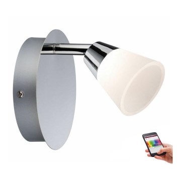 Paulmann 50078 - LED/4,5W RGBW Prigušiva zidna reflektorska svjetiljka LISBOA 230V
