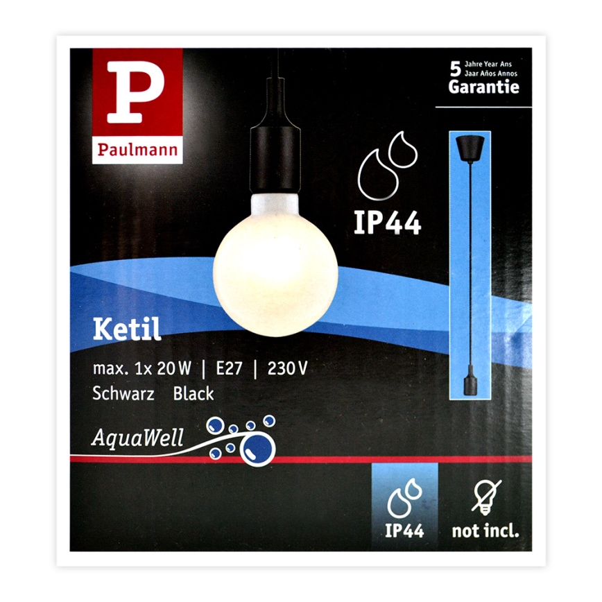Paulmann 50346 - Kabel za napajanje NEORDIC 1xE27/20W/230V IP44