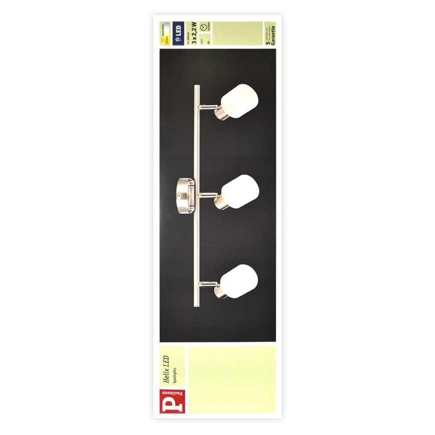 Paulmann 60200 - 3xLED-G9/2,2W Reflektorska svjetiljka HELIX 230V