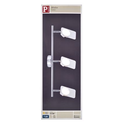 Paulmann 66668 - 3xLED/5W Reflektorska svjetiljka WINDOW 230V