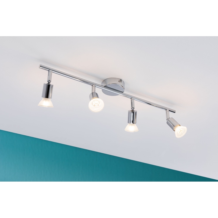 Paulmann 66753 - 4xGU10/10W IP44 Reflektorska svjetiljka za kupaonicu CAROLINA 230V