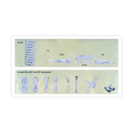 Paulmann 70329 - LED Traka BLACKLIGHT LED/18W/230/12V 3m