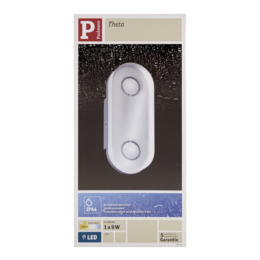 Paulmann 70426 - LED/9W IP44 Kupaonska rasvjeta za ogledalo THETA 230V