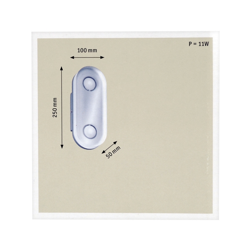 Paulmann 70426 - LED/9W IP44 Kupaonska rasvjeta za ogledalo THETA 230V