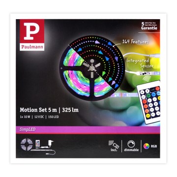 Paulmann 70513 - LED RGB/10W Prigušiva traka SIMPLED 5m 230V + DU